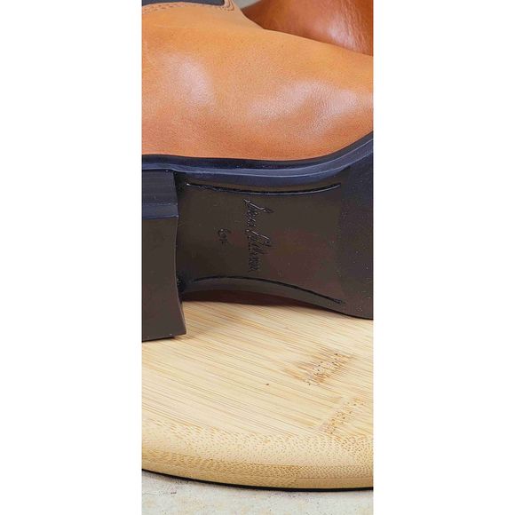 Sam Edelman Leather Penny Almond toe Zipper Riding Boot Size 6.5 - Picture 10 of 10
